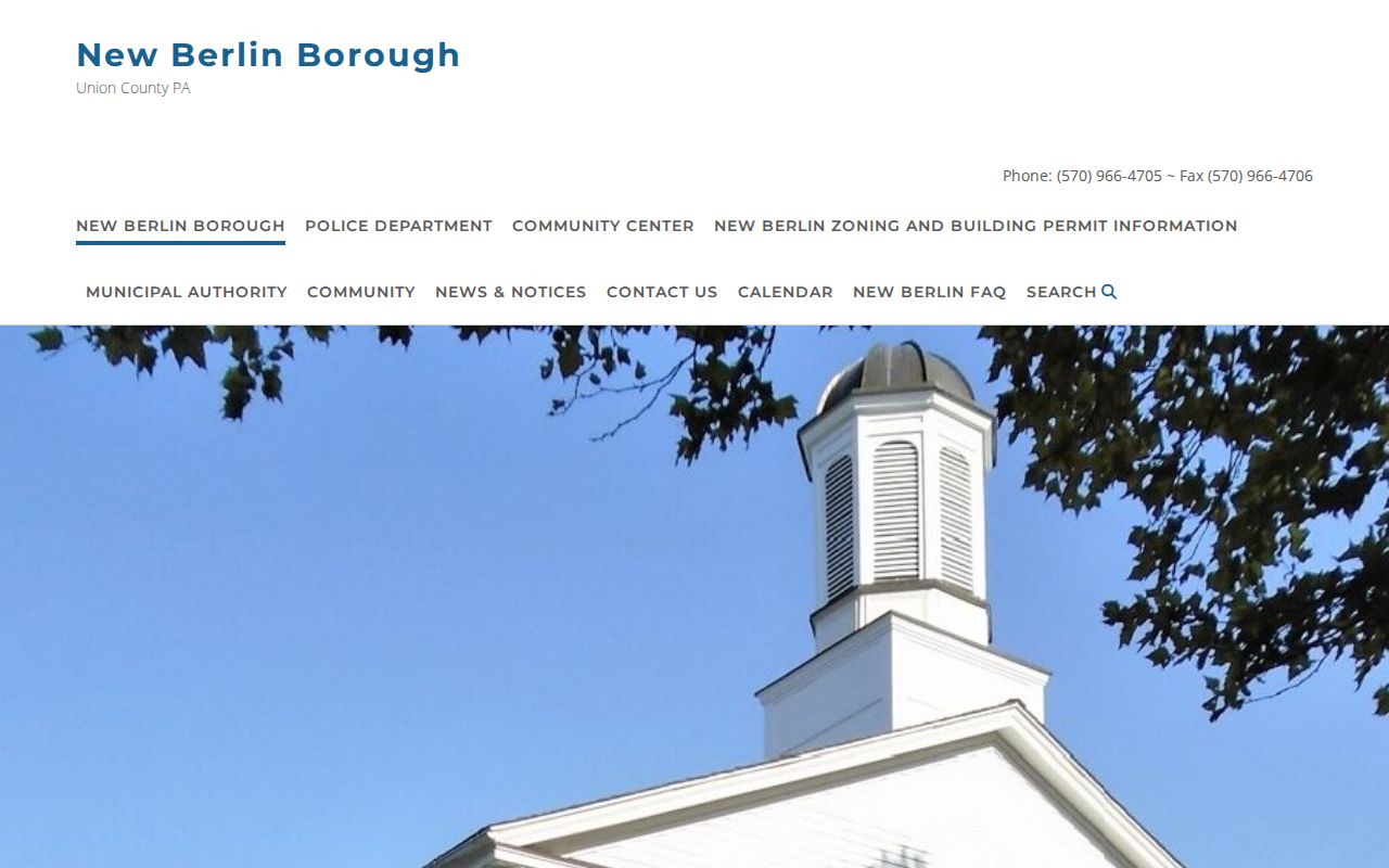 Official New Berlin Borough website and municipal information